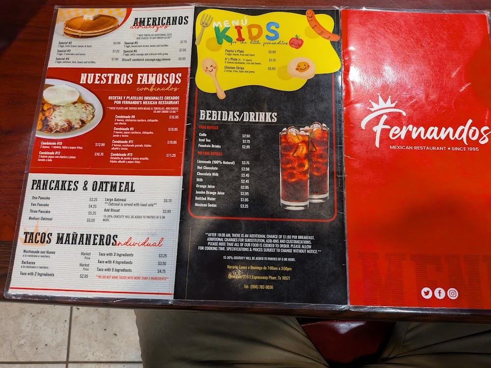 Fernando's Restaurant Iced Tea